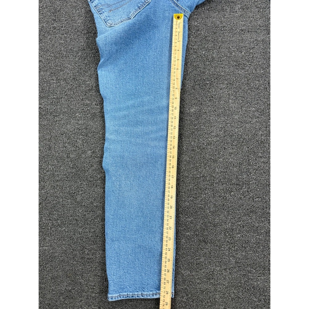 American Eagle Womens Stretch HW Straight Jeans 2R Medium Wash - Picture 5 of 7